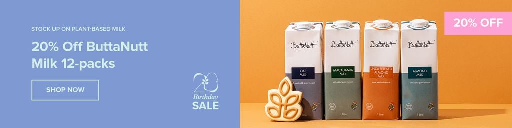20% Off ButtaNutt Milks x12 Pack
